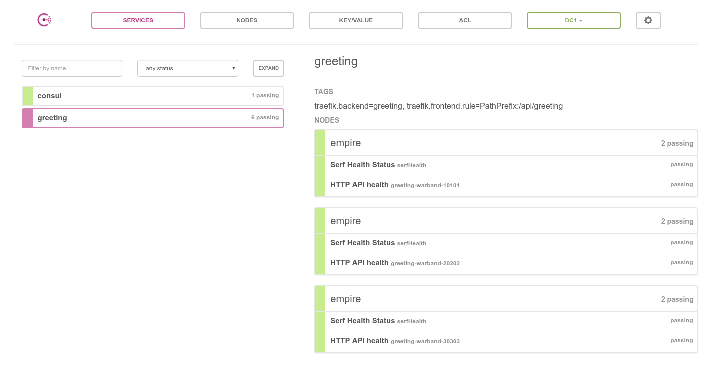 The Consul Dashboard