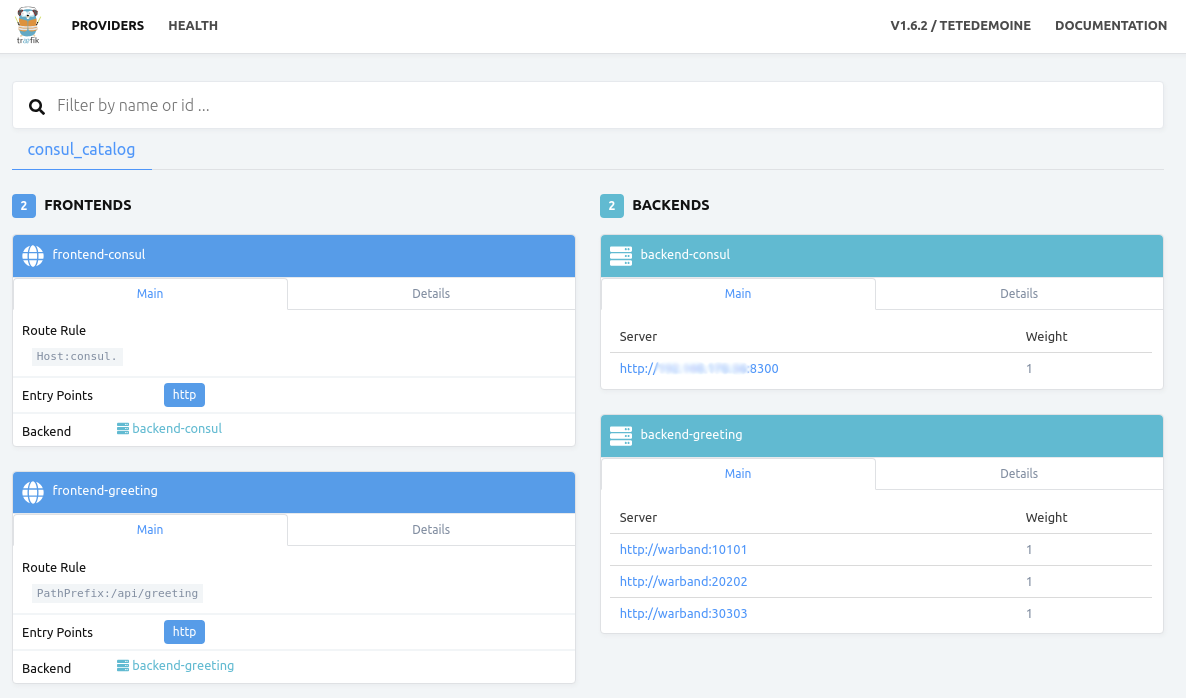 The Traefik Dashboard